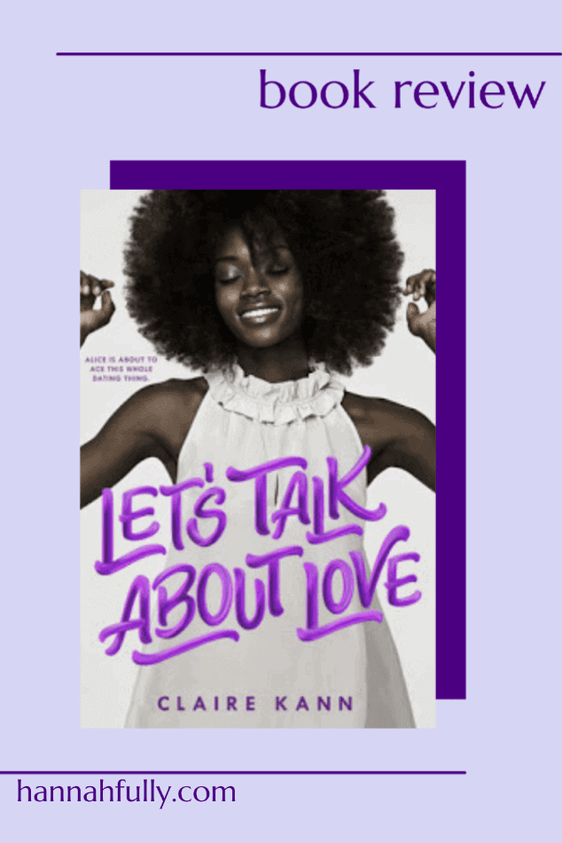 lets talk about love claire kann review