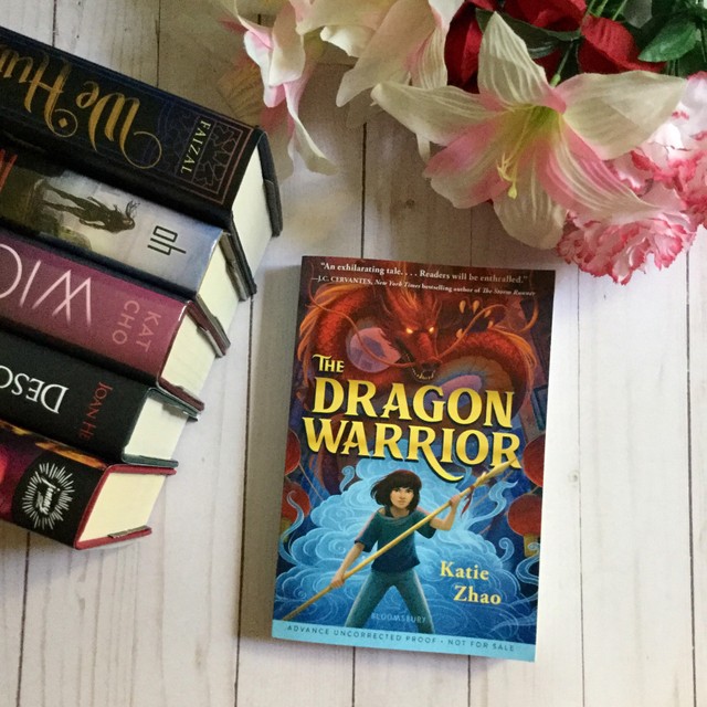 hannahsophialin the dragon warrior books and flowers