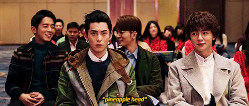 meteor garden f4 pineapple head