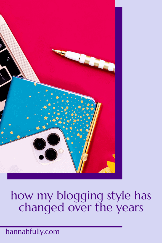 blogging style changes over the years pin