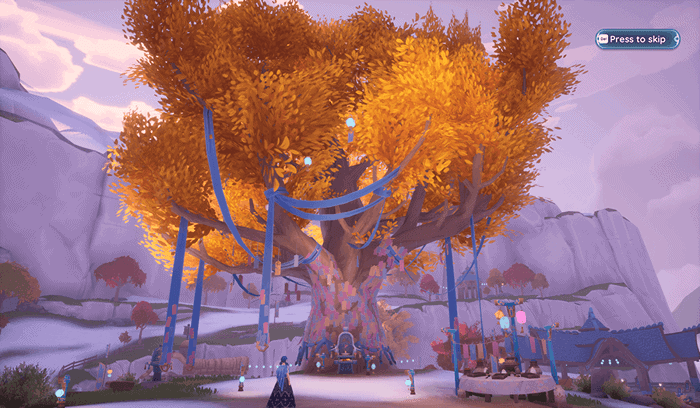 palia luna new year retrieving wish cutscene